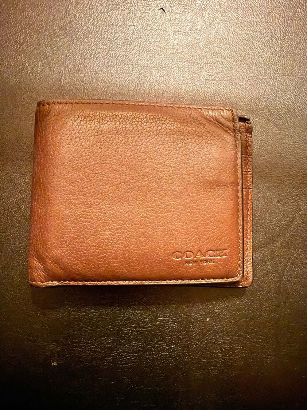 Coach Brown Leather Bifold Wallet